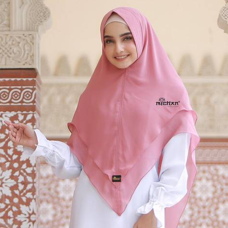 MICHAN Yuka Khimar | KERUDUNG INSTAN | Jilbab Instan | Syar'i | Hijab Instan | Premium