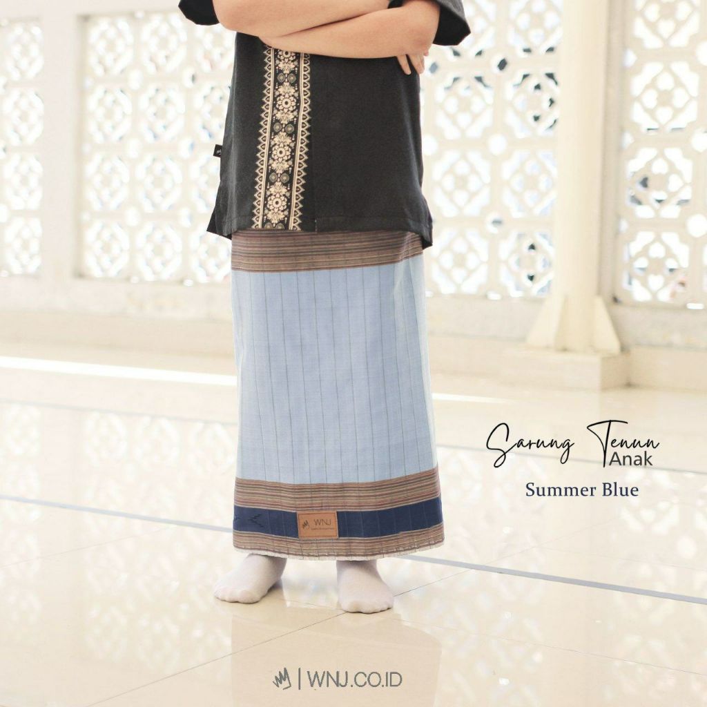 WNJ Sarung Tenun | SARUNG TENUN ANAK | Sarung Motif | Sarung Premium | Busana Muslim | Perlengkapan 