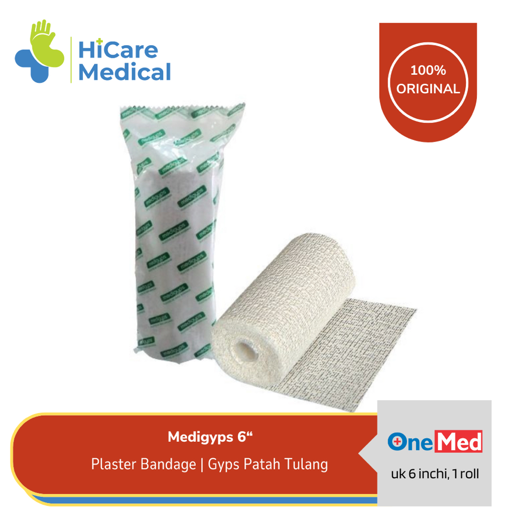 Medigyps 6" Onemed | Plaster Bandage | Gips Patah Tulang