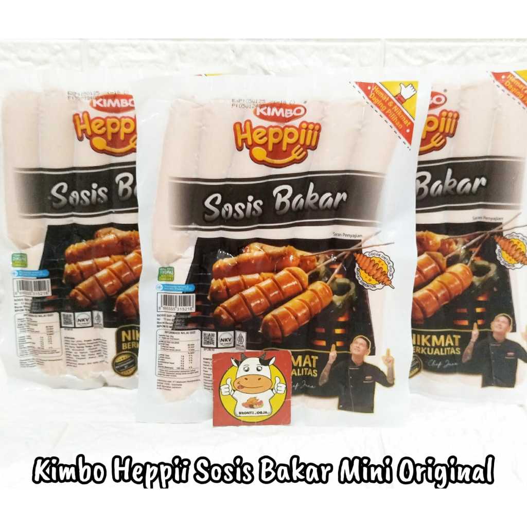 

KIMBO HEPPII SOSIS BAKAR MINI ORIGINAL 500gr isi 12pcs-FROZEN FOOD-BRONTZ JOGJA