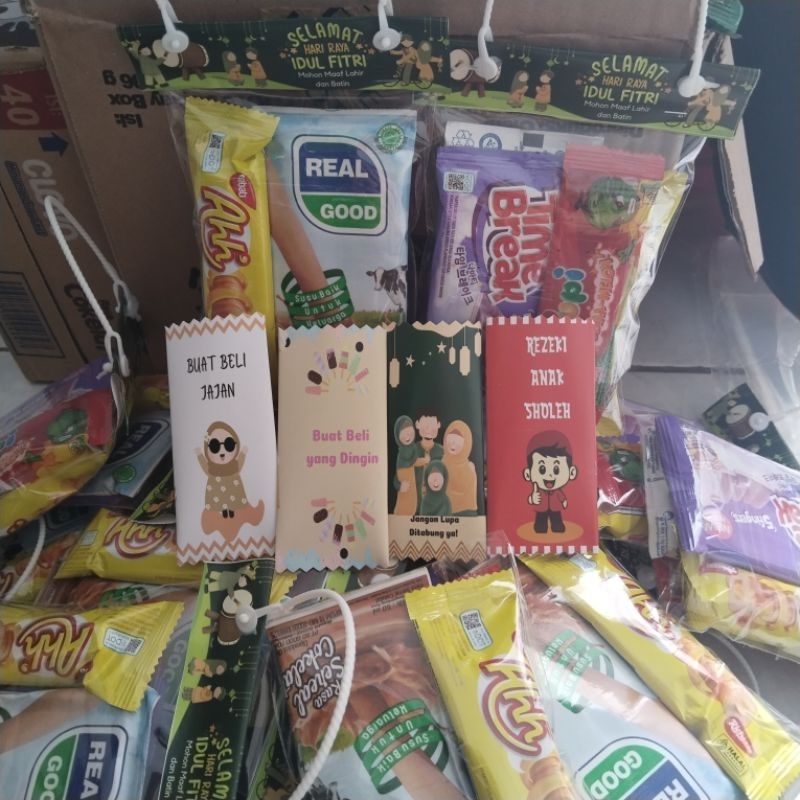 

Snack mini/Bingkisan Snack mini/Bingkisan THR anak/Snack idul Fitri mini (+Snack)