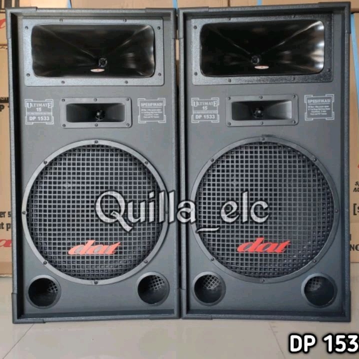 SPEAKER PASSIVE SPIKER PASIF PASIP DAT DP 1533 DP1533 ULTIMATE 15 INCH IN " ORIGINAL FULL RANGE