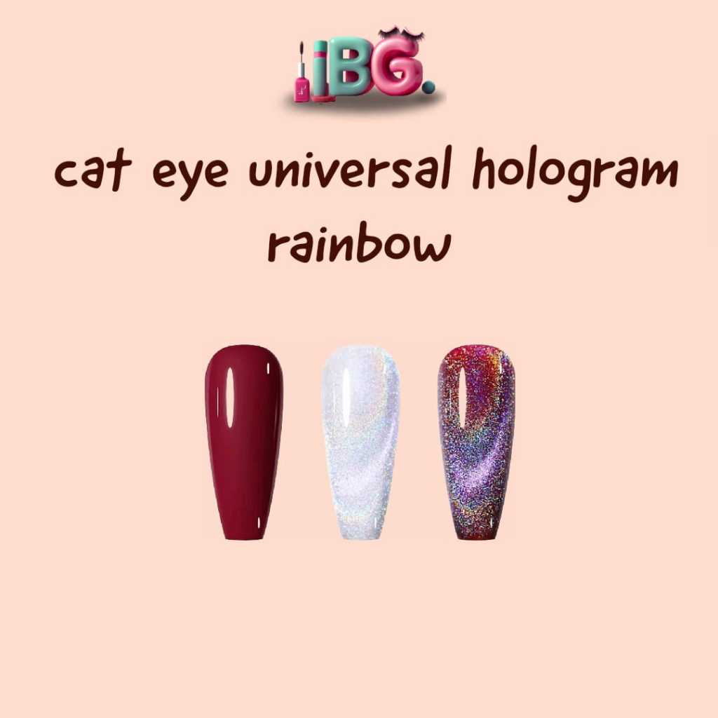 Born Pretty Cat Eye Universal Rainbow / Cat Eye Universal Hologram Rainbow / Cat Eye Rainbow 9D / Bo