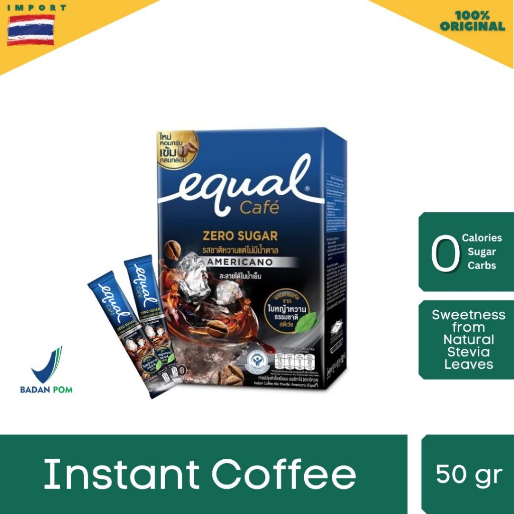 

Equal Coffee Series 10's - Kopi Rendah Gula