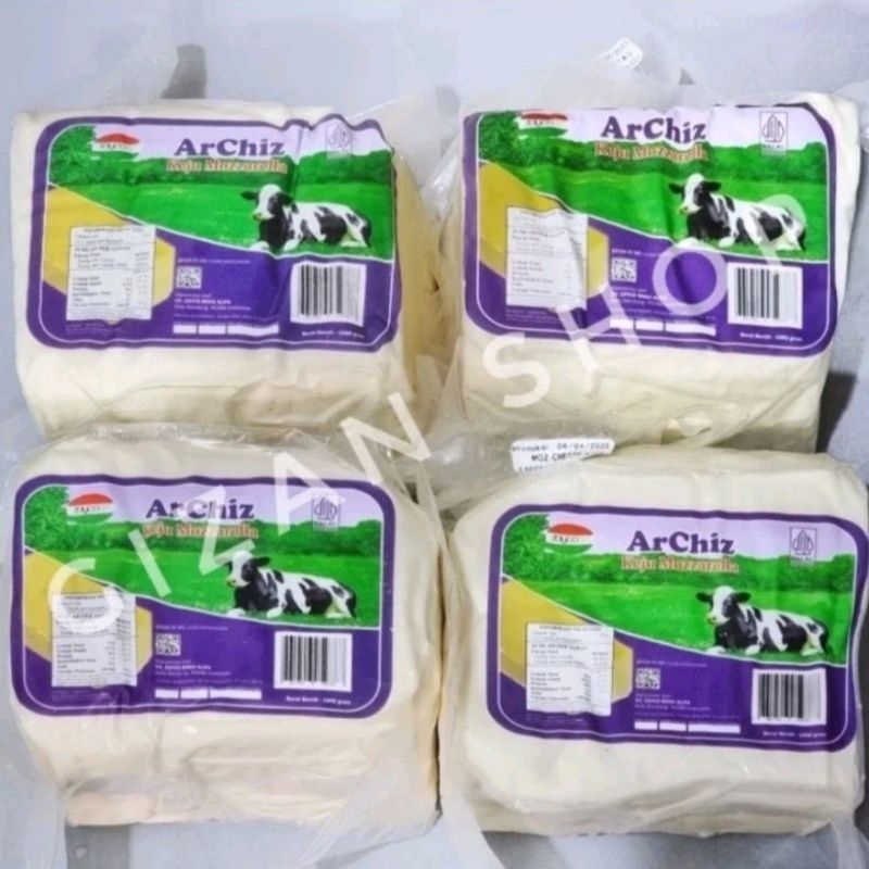 

Keju Mozarella Arla Archiz 500 gr Halal Impor Mozarella