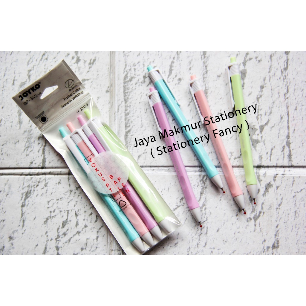 

Pen Vokus Pastel Joyko Bp-342-4 (Set isi 4 pcs)