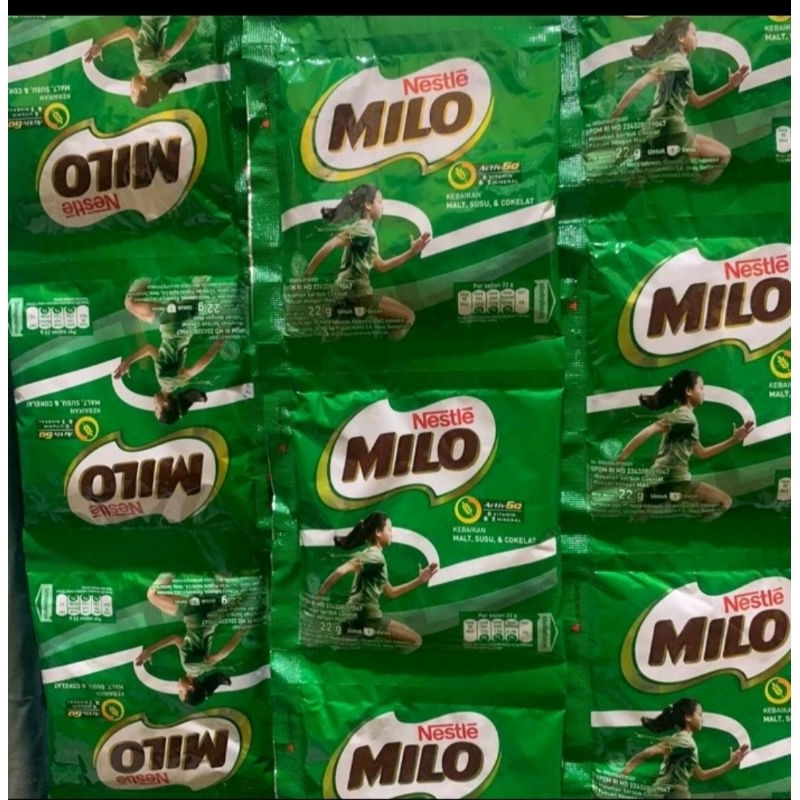 

milo activGo 22 gr 1 renceng isi 10 sachet