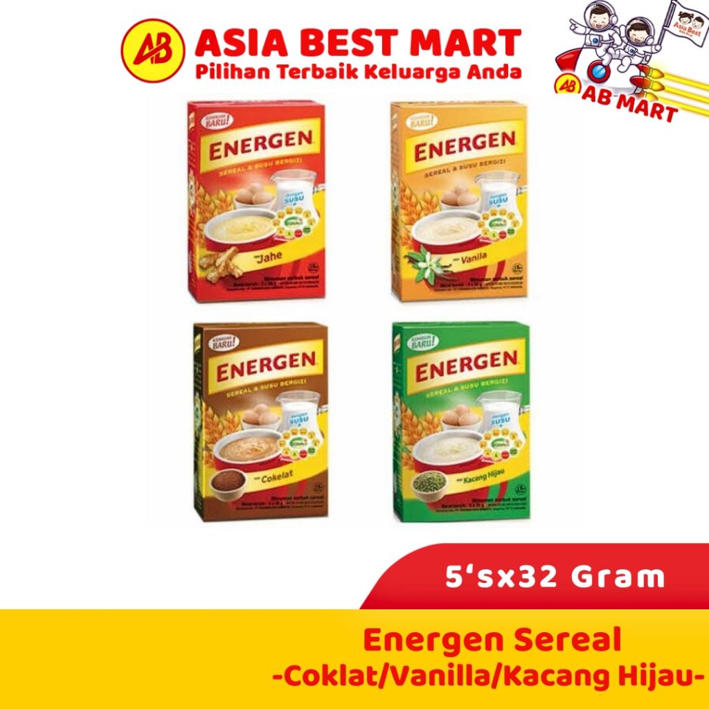 

Energen Sereal Box Isi 5'S X 32 Gr - Cereal Instant