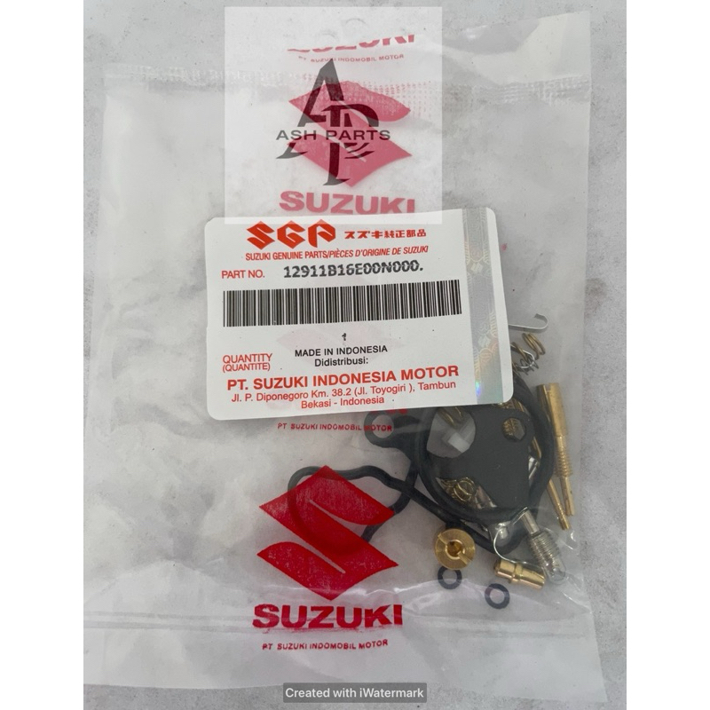 Reparkit Repairkit Karburator Suzuki Smash Kode 12911B16E00N000