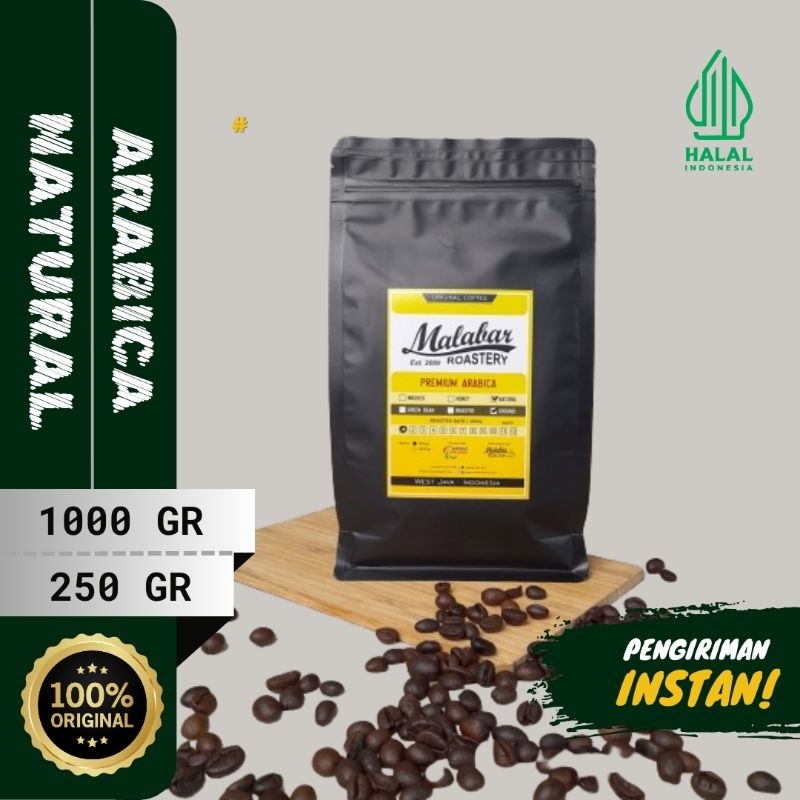 

Kopi Arabika Natural 250 gr-1000 gr | Roasted & Ground
