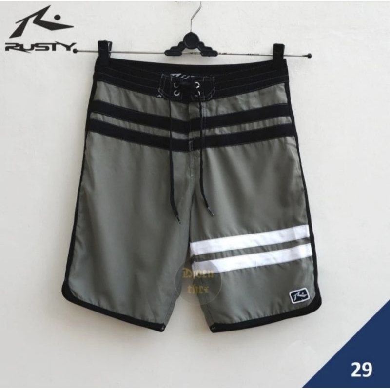 Rusty Boardshort Grey Striped 14106403