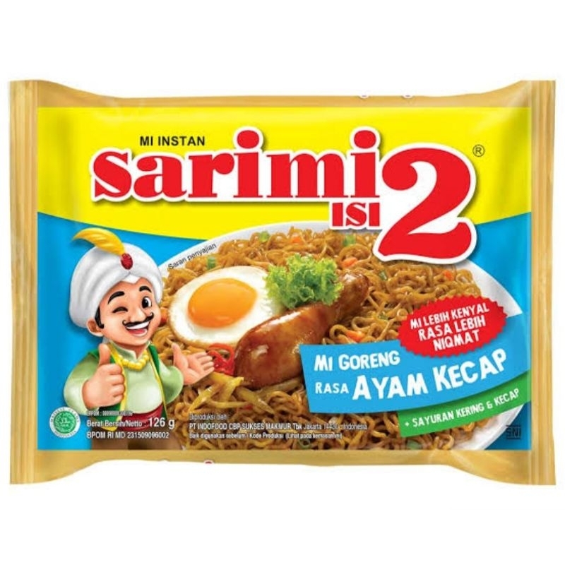 

sarimi isi 2 ayam kecap