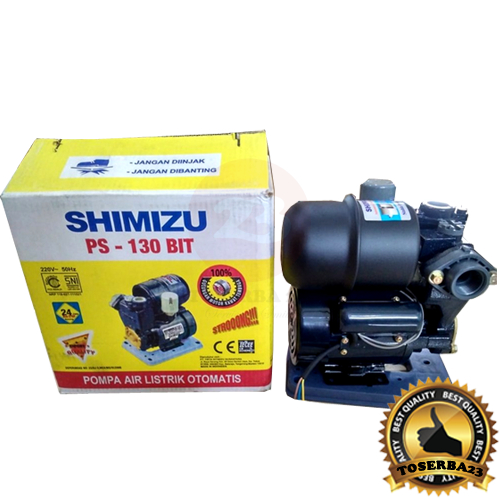 POMPA AIR SHIMIZU PS130 BIT POMPA AIR OTOMATIS PS 130 BIT PS130BIT PS 130BIT