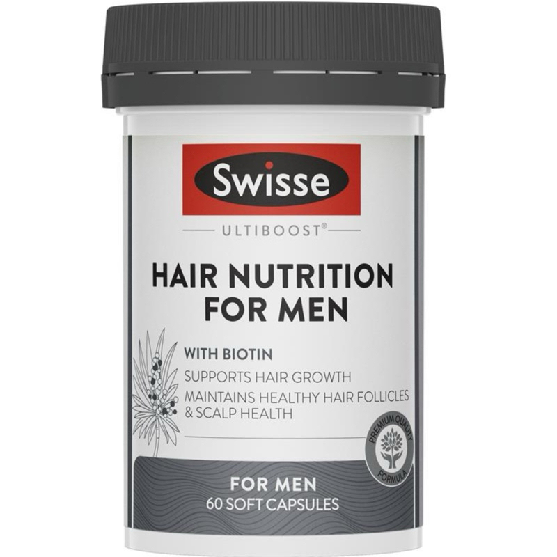 Swisse Ultiboost Hair Nutrition for Men 60 Capsules