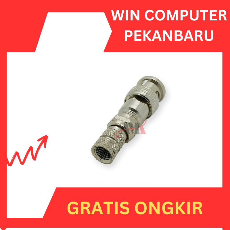 BNC DRAT Taiwan Original Konektor CCTV BNC Drat Taiwan Original Murah