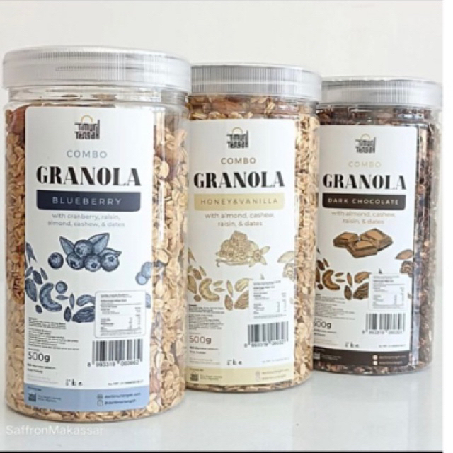 

GRANOLA TIMUR TENGAH 500gr ALMOND METE | SEREAL OATMEAL DIET SEHAT