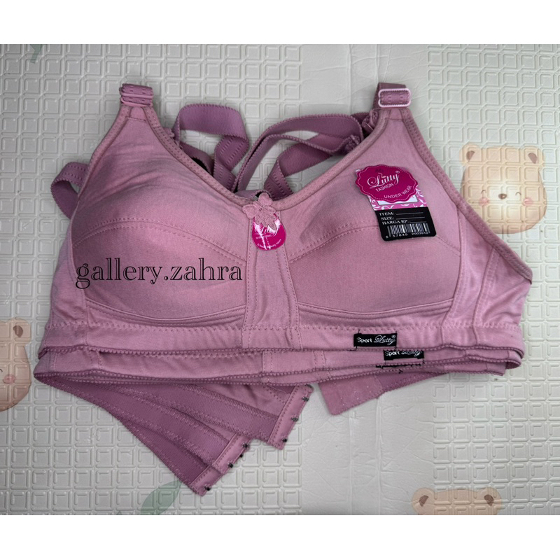 BH tanpa busa tanpa kawat | kancing 3 | merk lutty