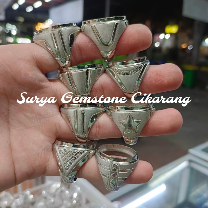 10 PCS ALPAKA DOFF RASA PERAK MEWAH