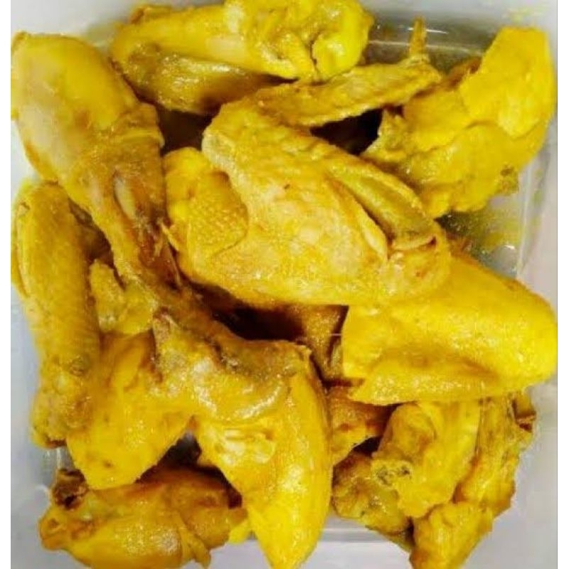 

Ayam ungkeb frozen ayam TG ungkep bumbu kuning siap goreng ( free sambel )