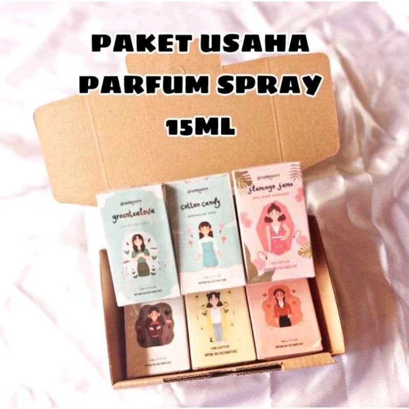 PAKET USAHA PARFUM GEAMOORE 15ML BEBAS PILIH