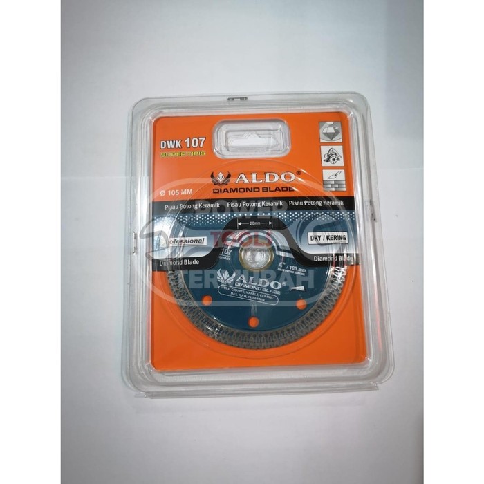 

DIAMOND WHEEL ALDO 4" DWK 107 MATA PISAU POTONG KERAMIK ALDO DWK107