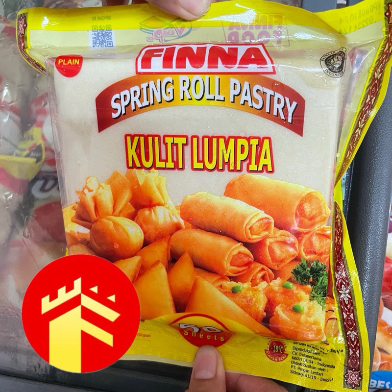 

FINNA KULIT LUMPIA KECIL ISI 50 PCS SPRING ROLL PASTRY 125 X 125 MM KULIT LUMPIA GORENG 50 LEMBAR