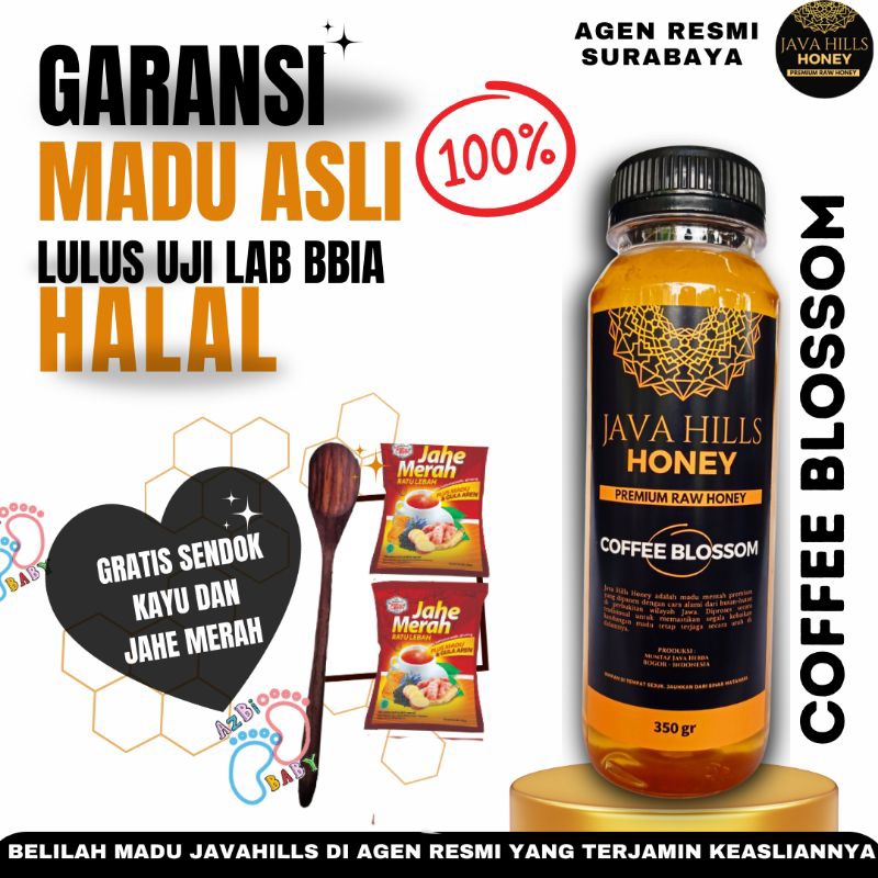 

Madu coffee javahills asli 100% (BISA COD) Coffee Blossom Madu Mentah Premium Raw Honey Alami Herbal Manis 330Gr java hills honey