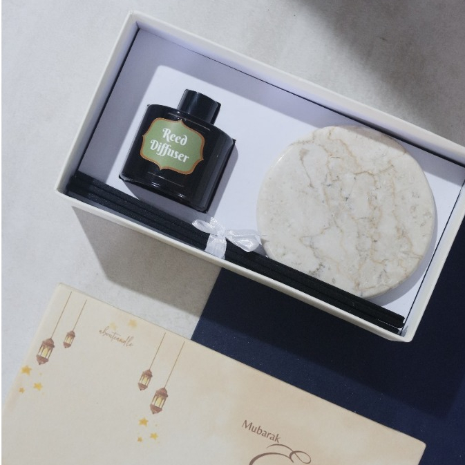 

aboutcandle EID HAMPERS - Scent With Coaster (Diffuser)