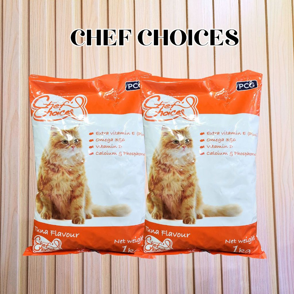 CHEF'S CHOICE CAT TUNA 1KG Freshpack Cat Food Makanan Kering 1 kg