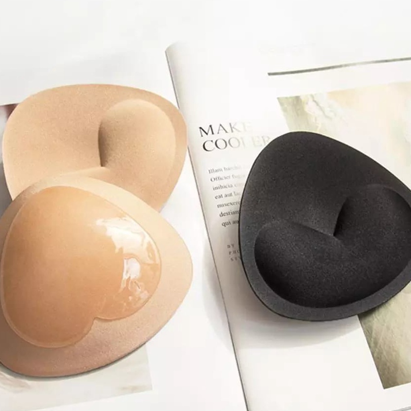 Harga Heboh FIXU Pushup Pad Bra Pads Magic Sponge Breast Pad Volume Up Invisible Boobs Waterproof 41
