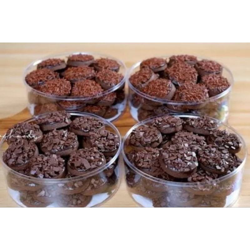 

Cookies Coklat Flakes Kuker Double Coklat