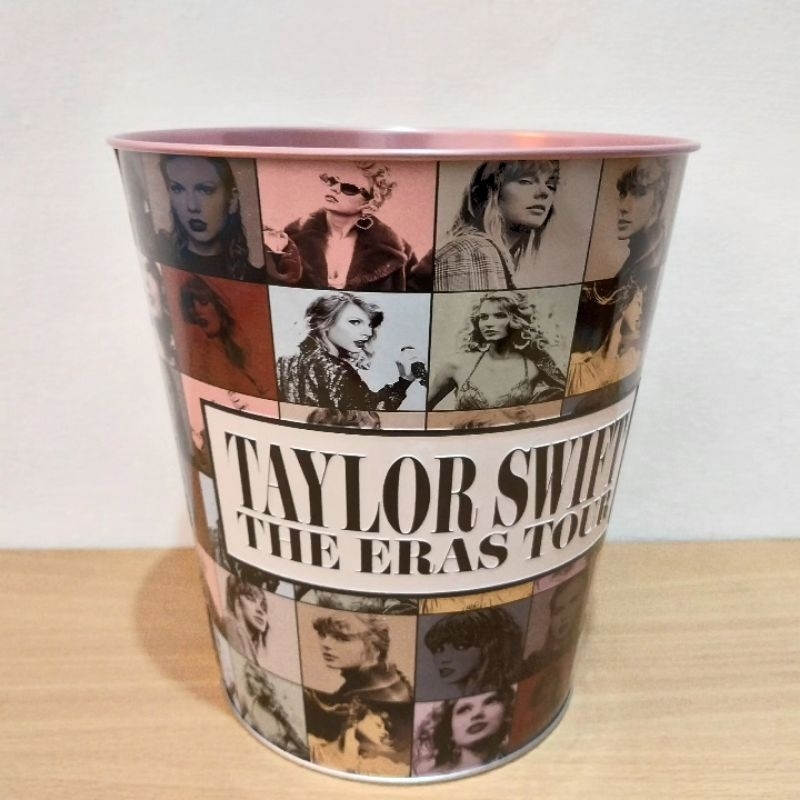 Taylor Swift Eras Tour Popcorn Bucket Tin Official Merch Merchandise Import Album CD Tumblr Tumbler