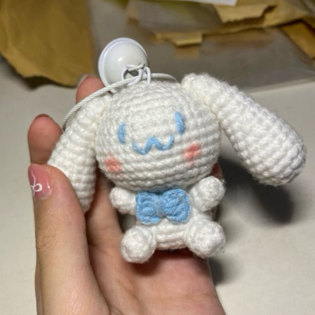Cinnamoroll Amigurumi Keychain | Gantungan Kunci Cinnamoroll | Sanrio Keychain (BOLEH REQUEST)