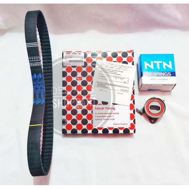 Timing Belt Sabuk Timing Belt Set Feroza Tensioner Set/Ferosa / Taruna Karburator EFI/ (Esspas S92 1