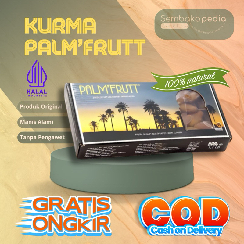 

KURMA PALM FRUTT 500 GRAM | ASLI ORIGINAL PRODUK