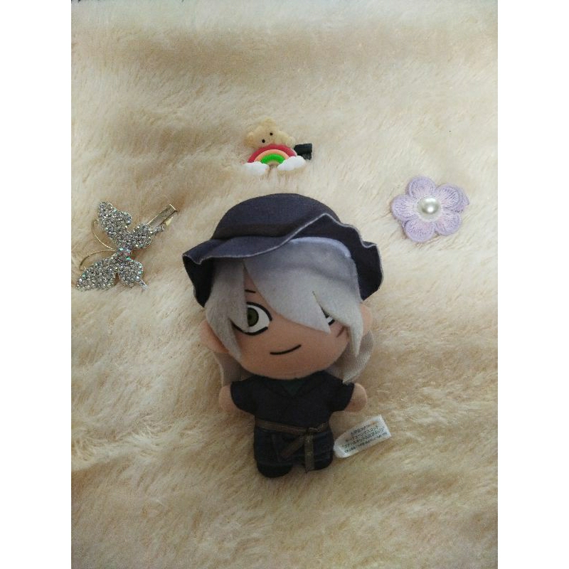 Nuigurumi Gin Black Organization Detective Conan Plush Keychain Doll