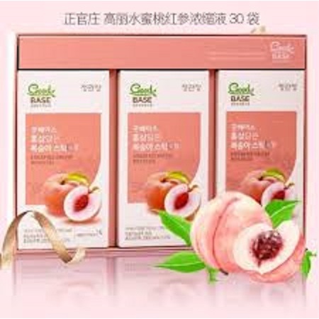 

GOOD BASE Korean Red Ginseng With Peach (3pack@10pcs@10ml) 300ml