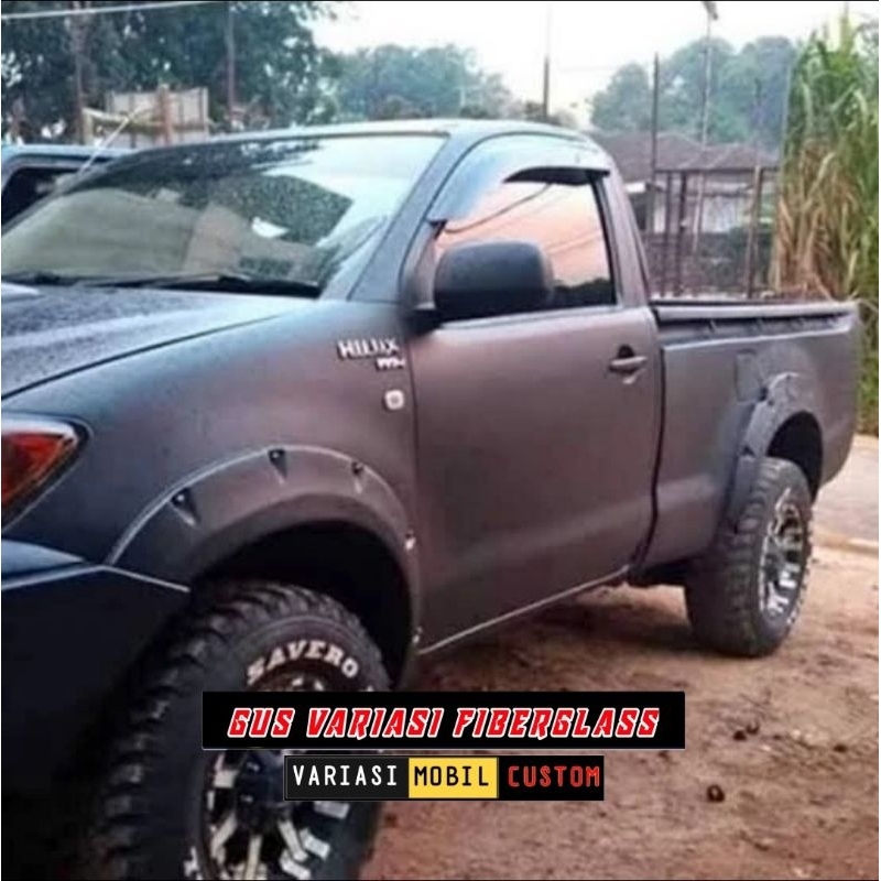 Over Fender Hilux Revo 2016-2019 single cabin model baut variasi