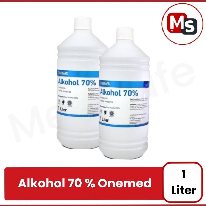 Alkohol 70% OneMed 1 Liter Alcohol Antiseptik