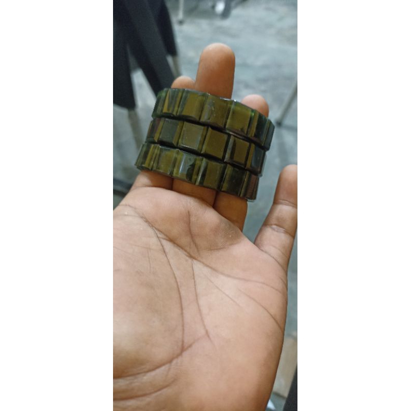 gelang giok black jade