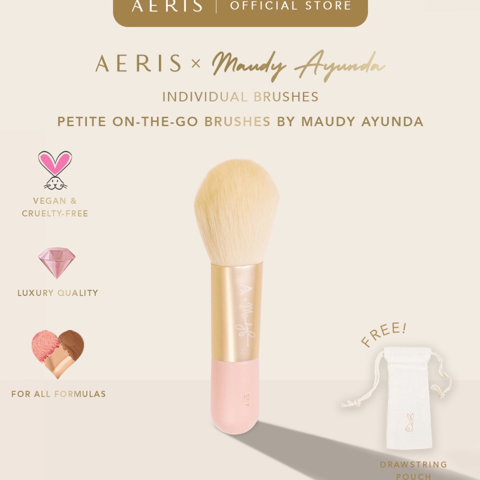 Ekstra benefit Aeris Beaut x Maudy Ayunda  3 pcs Complete Set  Individual Brushes