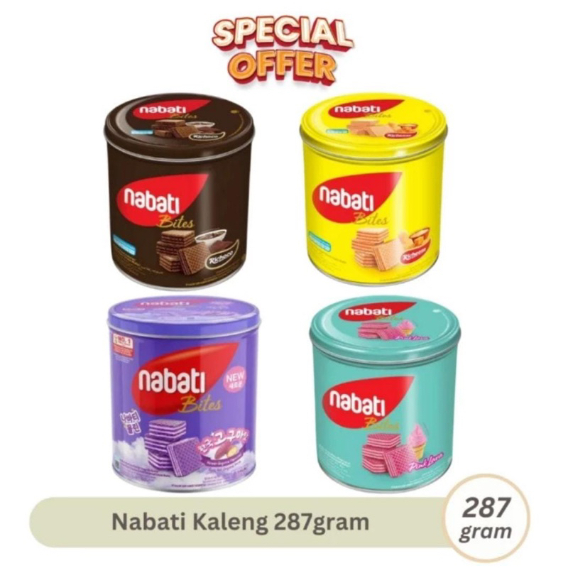 

Wafer Bites Kaleng 278gr Termurah