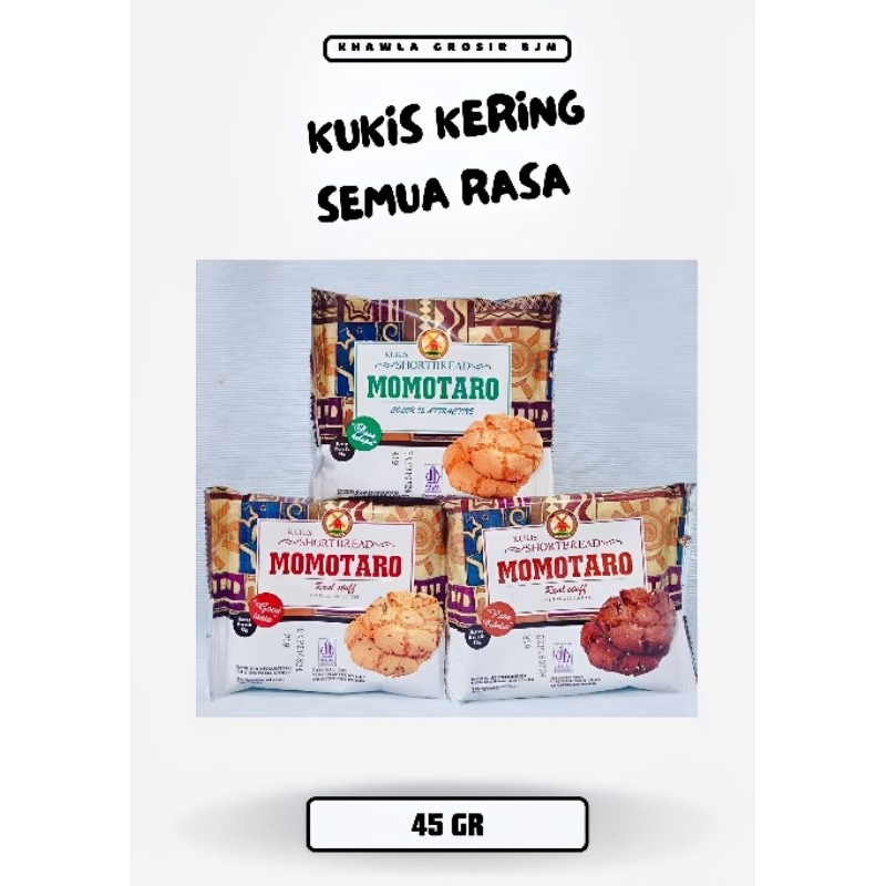 

KALSEL NEW VIRAL KUE KERING KELAPA MOMOTARO SHORTBEARD ROTI PENDEK IMUT SEMUA RASA 45 GR