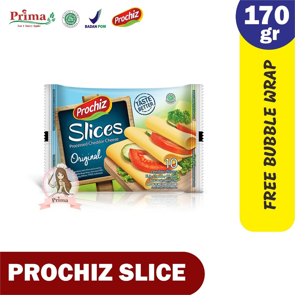 

Keju slice - Prochiz 10pcs - 170gr