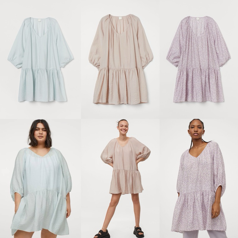 H&M DRESS AIRY FLOWY
