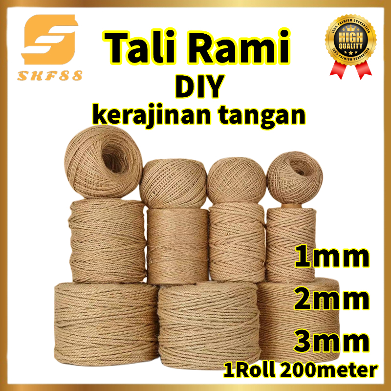 

TALI RAMI 1/2/3mm 1roll 200meter TALI GONI / tali karung