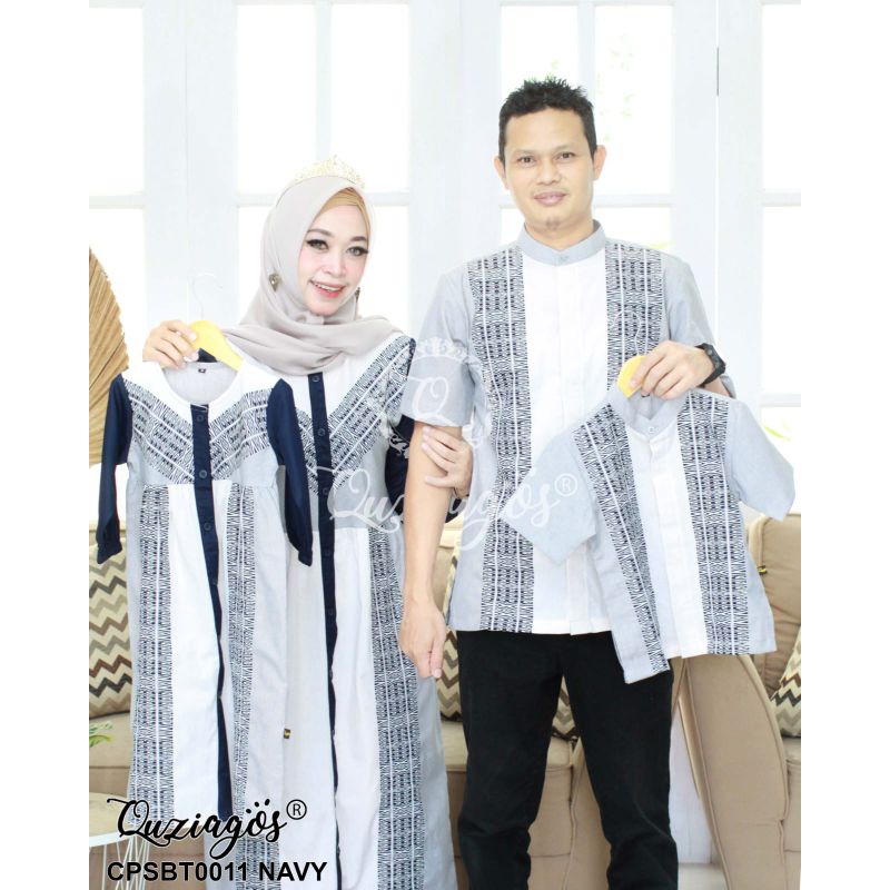 QUZIAGOS ORI//COUPLE SARIMBIT KELUARGA//GAMIS PEREMPUAN//KOKO AYAH//KOKO ANAK//GAMIS ANAK