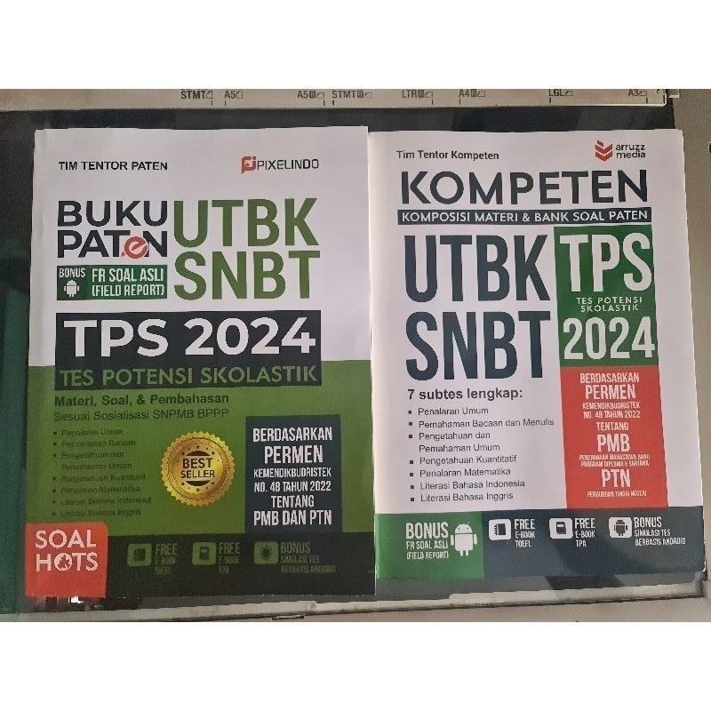 

BUKU PATEN UTBK SNBT TPS 2024 Hots & KOMPETEN UTBK TPS SNBT 2024 TES POTENSI SKOLASTIK