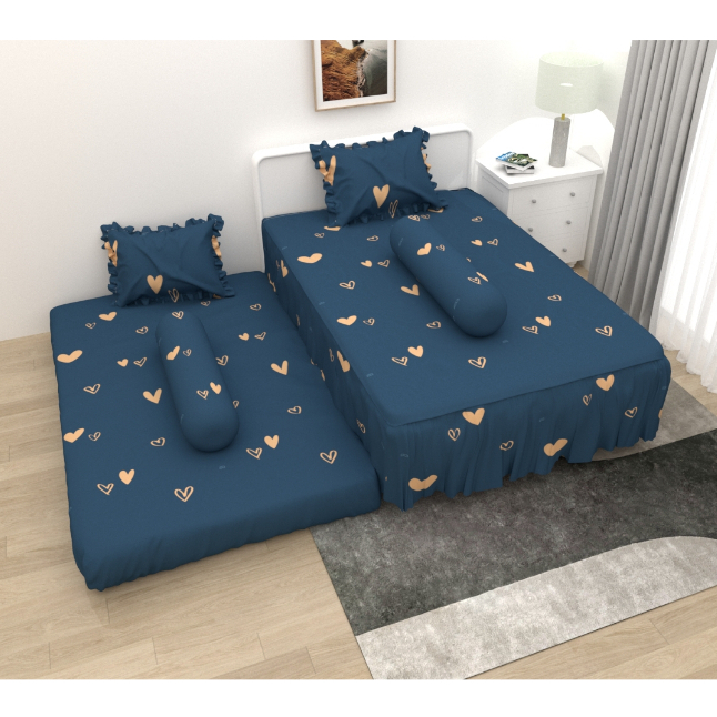 Valenita - Sprei DUO 2in1 120x200 & 140x200 - Sprei Bed Sorong Collection