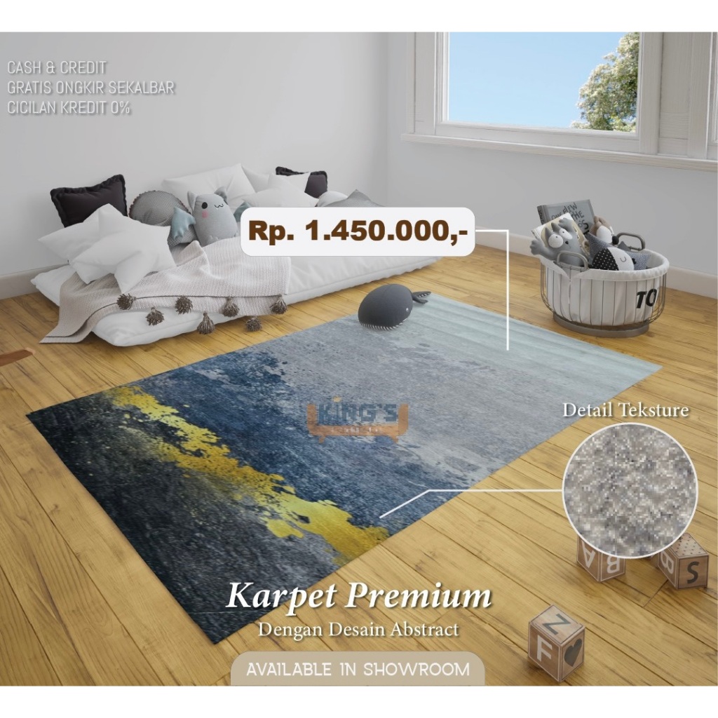 KARPET PREMIUM IMPORT KARPET TURKI KARPET MALAYSIA KARPET JUMBO UK 200X300 CM